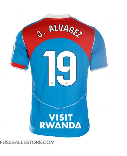 Günstige Atletico Madrid Julian Alvarez #19 3rd trikot Damen 2025-26 Kurzarm Günstige Atletico Madrid Julian Alvarez #19 3rd trikot Damen 2025-26 Kurzarm